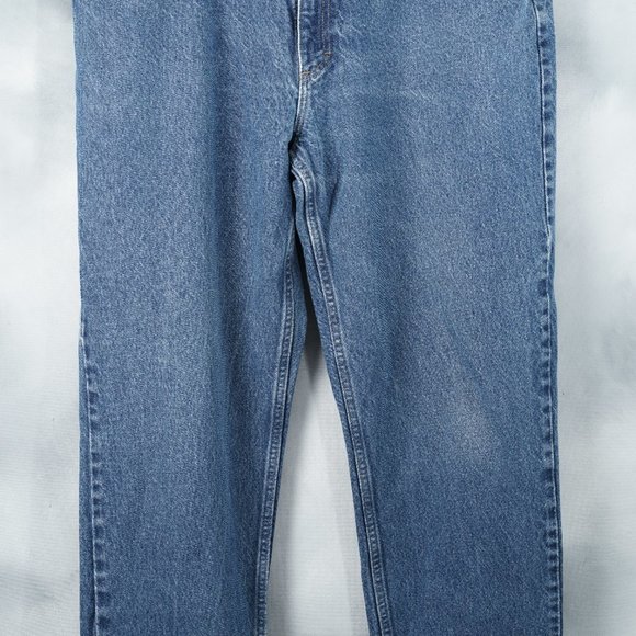 LLBEAN NATURAL FIT BLUE JEANS L.L. Bean MEN'S DENIM | Size 38x34 - Picture 7 of 13